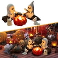 thumbnail image 5 of Ghost Campfire Flickering Night Light Ghost Campfire Gathering | Spooky Halloween Decor | Cute Ghost Figurine Set | Campfire Display | Haunted Ghost Scene | Ghost Adventures(2 Ghosts + Cat), 5 of 10