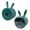 Green, variant on M Buder Toilet Paper Holder Container Plastic Cute Rabbit Wall Mounted Transparent Box for Bathroom Green