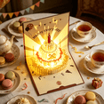 thumbnail image 3 of CCOCC 2026 New Happy Birthday Card | Music Light Greeting Card with Pop Up Birthday Cake | Colourful Happy Birthday Cards,Birthday Music Cards Gift for Mom Wife Sister, 3 of 7