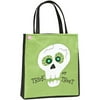 Halloween Lighted Candy Tote, Felt Skull