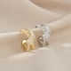 thumbnail image 5 of Guardurnaity Anillo de apertura para mujer, anillos de decoración de circón de doble capa de cobre, decoraciones ajustables, joyería para novia, regalo de Ropa, zapatos y accesorios Miscelánea Oro Guardurnaity AP014643-01, 5 of 6