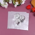 thumbnail image 4 of 300PCS Gold Tin Foil Food Grade Wrapping Paper Delicate Aluminium-foil Paper for Tea Candy (Silver Smooth Style), 4 of 6