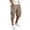 Khaki, variant on Men's Casual Cargo Shorts Casual Summer Hiking Shorts Bermuda Short with Pockets Chino Work Shorts with 6 Pockets Light Blue XXXL