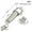 4pcs L, variant on 6PCS Toggle Latches Spring Loaded Clamp Clip Case Box Latch Catch Toggle Tension Lock Lever Clasp Closures Crate Lock Snap Lock