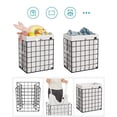 thumbnail image 2 of SONGMICS Cesto de la Ropa Sucia 90 L, Cesta Ropa Sucia Plegable, Bolsa de Lavander&iacute;a Lavable y Extra&iacute;ble, Ba&ntilde;o, Negro y Blanco MLCB190W01, 2 of 8