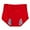 Red, variant on Seductiva Panties for Women Women's Large Textile Underwear Pocket for Menstruation Warm High Waist Anti Side Leakage Big Aunt Sanitary Pants Underwear Soft Strech Ladies Breathable