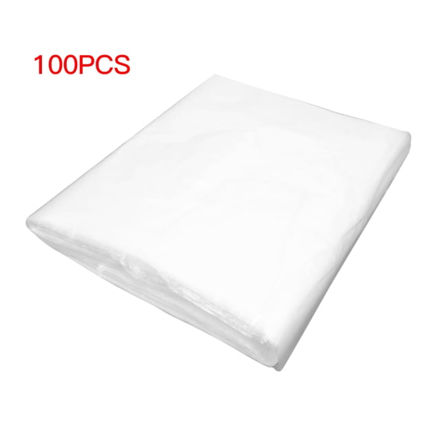 Worallymy 100 Uds. capa de peluquería desechable capa transparente para peluquero chal para teñir el cabello Worallymy JD735802691