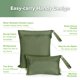 thumbnail image 4 of Bolsas Húmedas Impermeables para Bebé haakaa, Juego de 2, Verde Oliva, 4 of 9