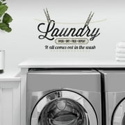 Laundry Quote Wall Decals
