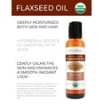 thumbnail image 2 of velona USDA Certified Organic Flaxseed Oil - 2 Fl Oz |100% Pure and Natural Carrier Oil | Unrefined, Cold Pressed | Body, Face & Skin Care | Use Today - Enjoy Results, 2 of 6