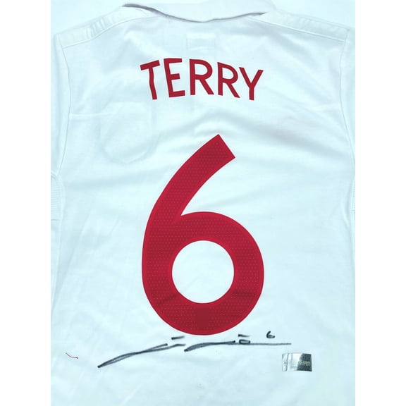 Soccer England National Team John Terry Autuograph Jersey