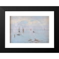 thumbnail image 2 of Pietro Barucci 24x18 Black Modern Framed Museum Art Print Titled - Chioggia (1874), 2 of 5
