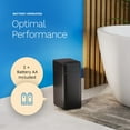 thumbnail image 2 of hOmeLabs Durable 2.4 Gallon Sensor Trash Can, Retractable Butterfly Lid, Batteries Included, Space-Efficient, Easy Clean, Battery-Powered - Matte Black, 2 of 7