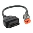 thumbnail image 2 of Motorcycle 4Pin to 16Pin OBD2 Diagnostic Cable Code Reader Convertor Scanner Adaptor 12‑24V, 2 of 8
