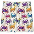 thumbnail image 4 of NICKSUN Shorts de Pyjama Amusants pour Hommes, Bas de Pyjama Courts Doux avec Poches, Crabe Coloré, 2TG, 4 of 6