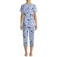 thumbnail image 6 of Secret Treasures Women's and Women's Plus Traditional Short Sleeve 2-Piece Pajama Set, 6 of 6