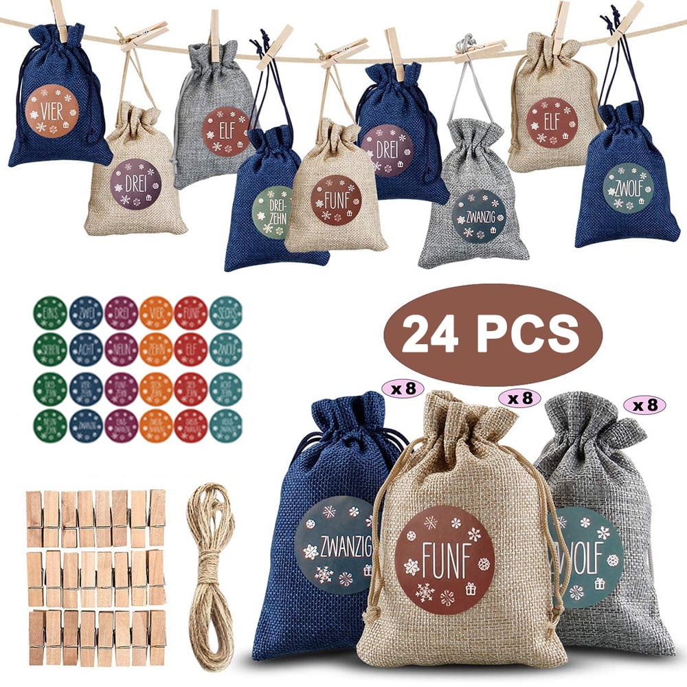 Details about   Christmas Candy Drawstring Bag Xmas Packaging Supplies Wrapping Pouch Gift Bags 