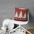 thumbnail image 7 of Red Christmas Snowman Winter Tree Throw Pillows Cover Beautiful Throw Pillow Case 4 Pieces Decorative Pillow Cover for Indoor Home Bedroom, 7 of 7