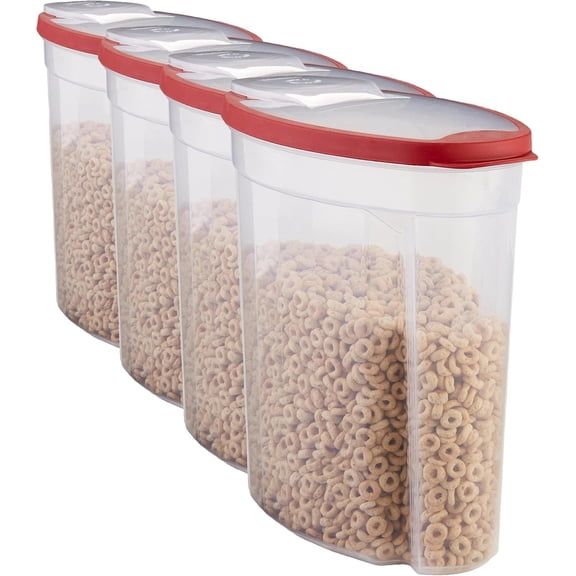 4-Pack Rubbermaid Flex & Seal 1.5 Gal Food Storage Cereal Container