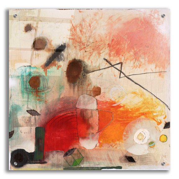 Epic Art 'Changed My Mind 1' by Aleah Koury, Acrylic Glass Wall Art, 24"x24"