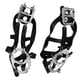 thumbnail image 3 of par/juego de pinzas para calzado de escalada en hielo de 18 dientes para exteriores con bolsa portátil impermeable, color negro, talla L (41-46), 3 of 14