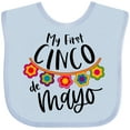 thumbnail image 3 of Inktastic My First Cinco De Mayo Flowers Boys or Girls Baby Bib, 3 of 4