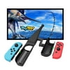 Fishing Rod for Nintendo Switch Joy-Con Fishing Game Kit for Switch Controller