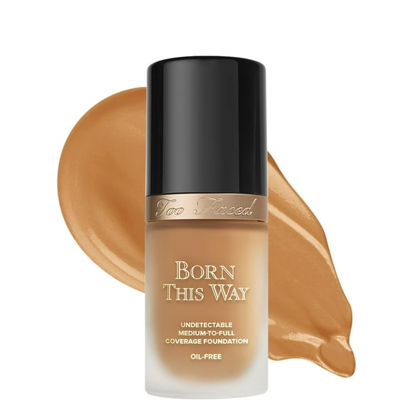 Too Faced Born This Way Natural Finish Longwear Liquid Foundation,1.01 fl. oz., Praline