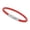 4 - Bayonet Snap Silver, variant on Unisex Men's Genuine Braided Leather Stainless Steel Magnetic Clasp Bracelet Red-9 - Bayonet Snap Silver