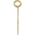 thumbnail image 3 of 14K Yellow Gold Golden Retriever Disc Charm (26 X 20) Made In United States xac869, 3 of 6