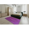 thumbnail image 4 of Ahgly Company Indoor Rectangle Patterned Dark Magenta Purple Area Rugs, 7' x 10', 4 of 6