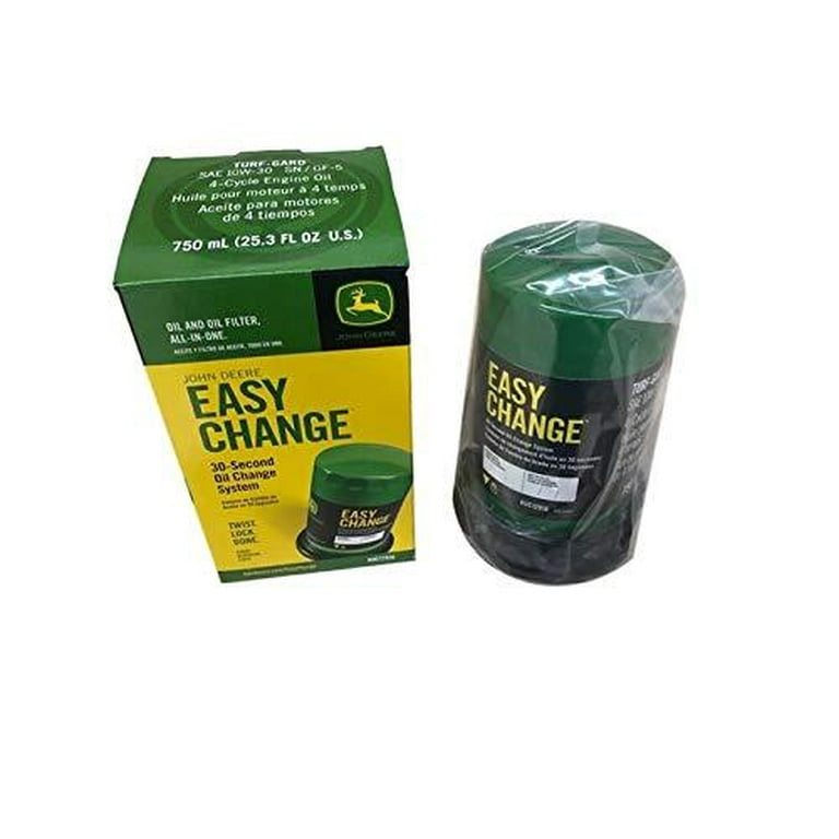 John Deere Quick Engine Oil System AUC12916 E120 E130 E150 E160 E170 E180 with Tractor Filter Walmart