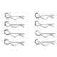 thumbnail image 2 of Clips R De Acero Inoxidable, Clips De Carrocería De Coche RC De Repuesto De Instalación Sencilla Para Coche De Control Remoto 1/12 ANGGREK RC Car R Clips, 2 of 8