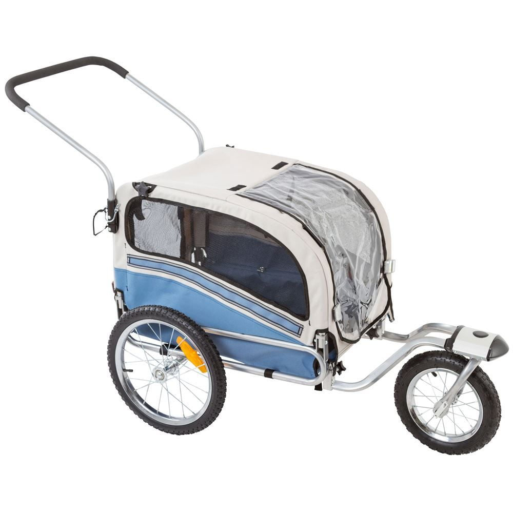 Lucky Dog 2 in 1 Small Dog Bicycle Trailer and Jogging Stroller