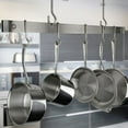 thumbnail image 3 of Enclume Design Products PR1154 HS 54 in. Adjustable Ceiling Bar with 12 Hooks, Hammered Steel, 3 of 7