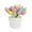 Silver spot, variant on Dnogom Easter Decoration Spotted Eggs Flower Pot, 4.72" Colorful Easter Eggs Potted Ornament Arrangement Decor for Indoor Outdoor Easter Party, Table & Shelf