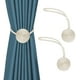 thumbnail image 5 of Juego de 2 alzapaños magnéticos para cortinas decorativas, cuerda de suspensión moderna para cortinas finas o transparentes (beige) Xemadio YQ-2359, 5 of 5