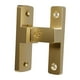 thumbnail image 4 of Pestillo de puerta de Pestillo de bloqueo con tornillos de fijación Hardware resistente Pestillo abatible Cerradura de puerta de seguridad Dorado, 4 of 8