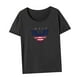 thumbnail image 5 of Camiseta para Mujer Strade Fareast Limited Ropa de Verano Manga Corta Gris, 5 of 7