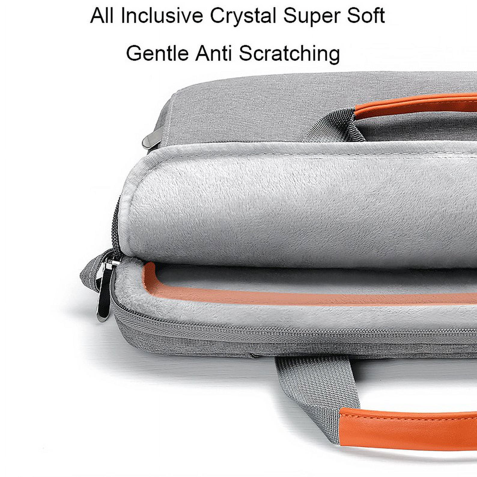 COM1950s 15.6 Inch Laptop Bag,Crossbody Shockproof Computer Case with Removable Shoulder Strap,Waterproof Portable Design and Trolley Compatible for Travel