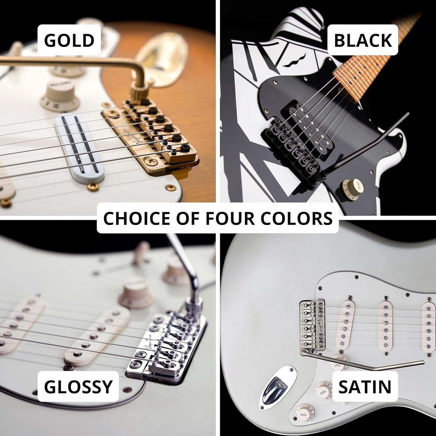 Vega-Trem VT1 Special Standard 6-Screw Stratocaster Guitar Tremolo Bridge For Strat No Mods Easy Installation Gold, Right