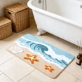 thumbnail image 5 of AuroraX Blue Bath Rugs for Bathroom Floor Non Slip OceanRug,Quick Drying Single Plush Washable Shower Rugs for Bathroom Extra Soft Anti Slip Shower Mats for Inside Shower, 5 of 6