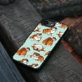 thumbnail image 4 of WIRESTER Shockproof Soft Rubber Cover Case for Apple iPhone 16e 6.1" 2025, English Bulldog Funny Playful Postures on Green BG, 4 of 5