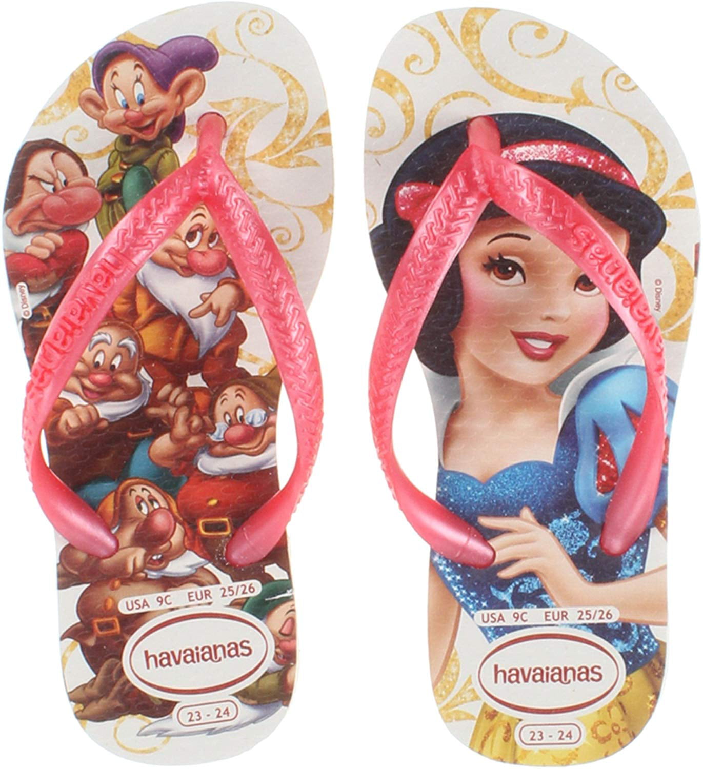 Havaianas Slim Flip Flop Sandals, Snow White, 3-4 M US Little - Walmart.com