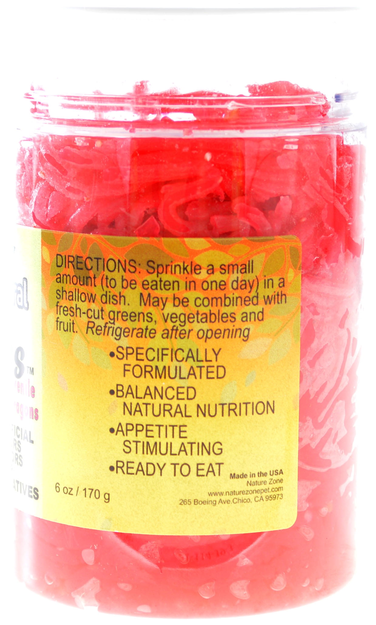 Nature Zone Natural Baby Bites for Bearded Dragons [Reptile Bearded Dragon Food, Nature Zone, Reptile Supplies] 6 oz