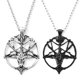 thumbnail image 4 of Skull Pendants Necklace Men Fashion Pentagram Goat Head Pendant Chain Unisex Luck Alloy Gothic Jewelry Stainless Steel, 4 of 5