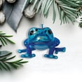 thumbnail image 4 of Poison Dart Frog Glass Christmas Ornament, Gift for Exotic Animal Lovers, 4 of 5