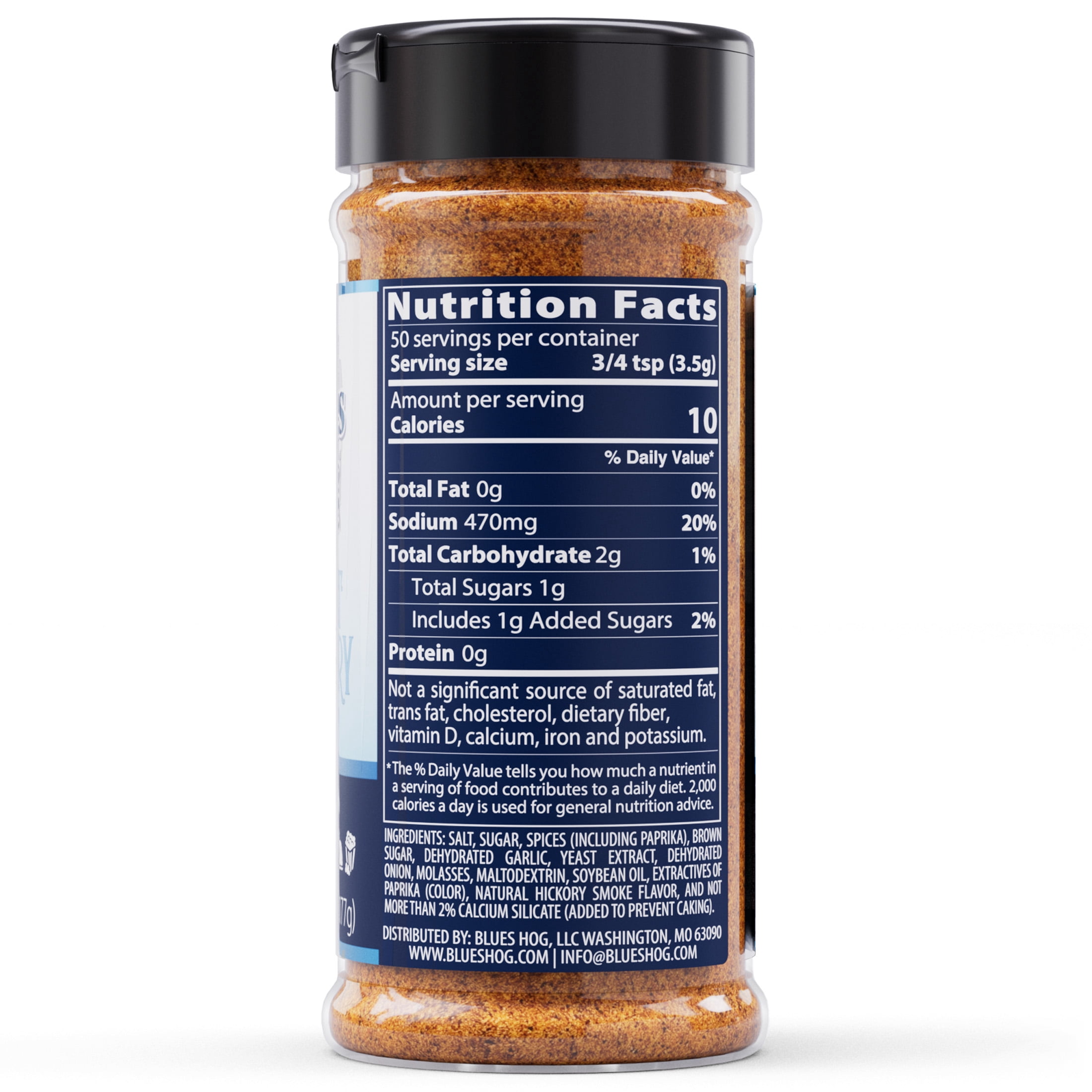 (12 pack) Blues Hog Sweet & Savory Seasoning, Gourmet Dry Rub with Sweet Heat, All-Natural, Gluten-Free, 6.25 oz