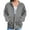 Gray, variant on TKLPEHG Athletic Zip Up Jacket Women Casual Long Sleeve Hoodies Coats Hooded Y2k Jackets Solid Loose Sweatshirts Outerwear (Beige,L)