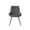 Dark Gray, variant on Hawsaiy Extendable Round to Oval Dining Table Set for 4–6, Space-Saving Wooden Table with Hidden Storage, Expandable Dining Table with Upholstered Chairs(Black Table+4 Black Chairs)